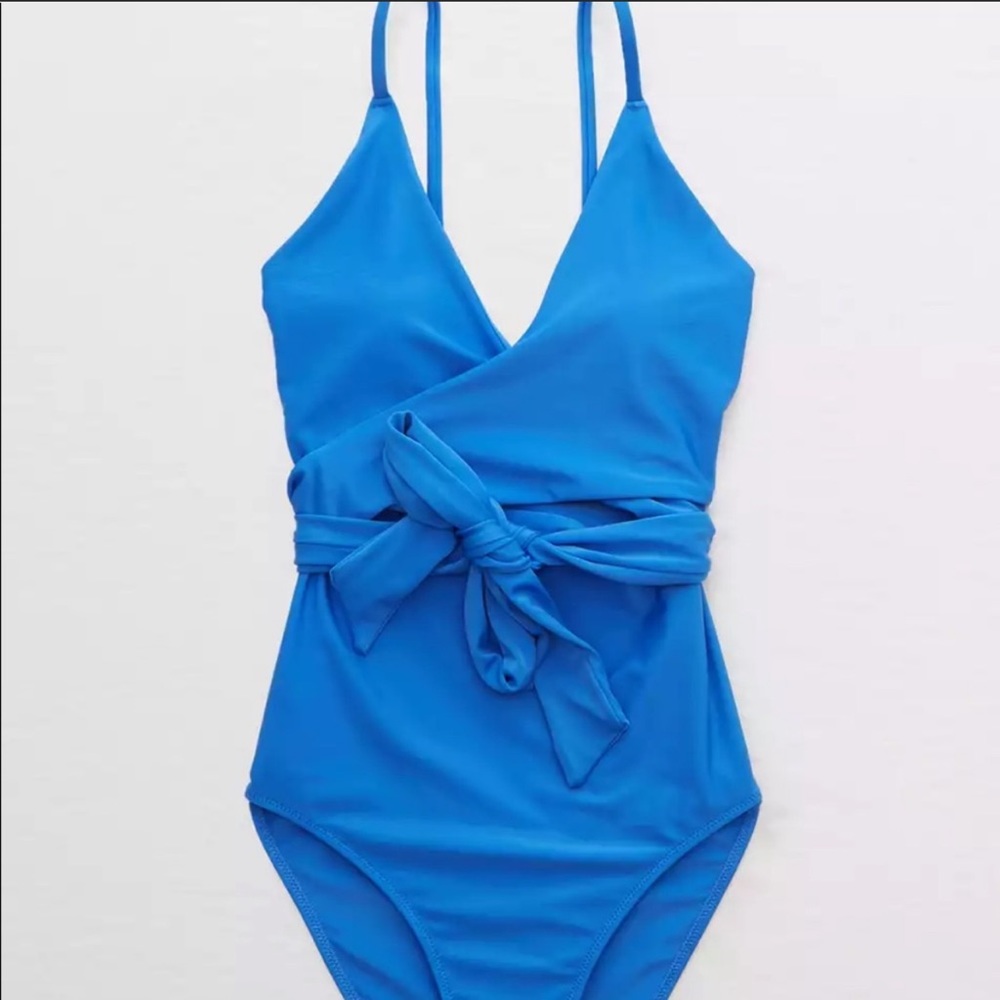 Aerie Wrap One Piece Swimsuit